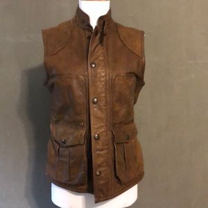 Leather vest